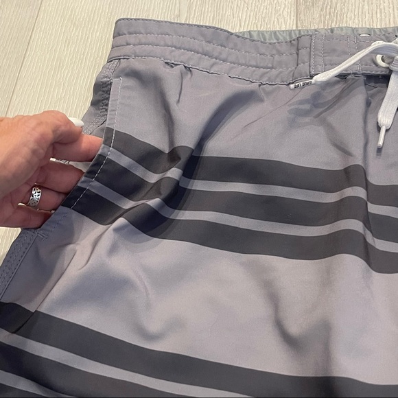 Wave Life Gray Swim Shorts Trunks with  Built in Briefs Size 36 - Picture 4 of 11